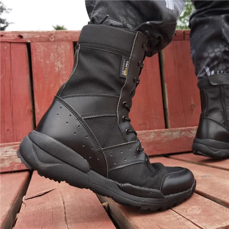Summer zipper combat training boots photo 4
