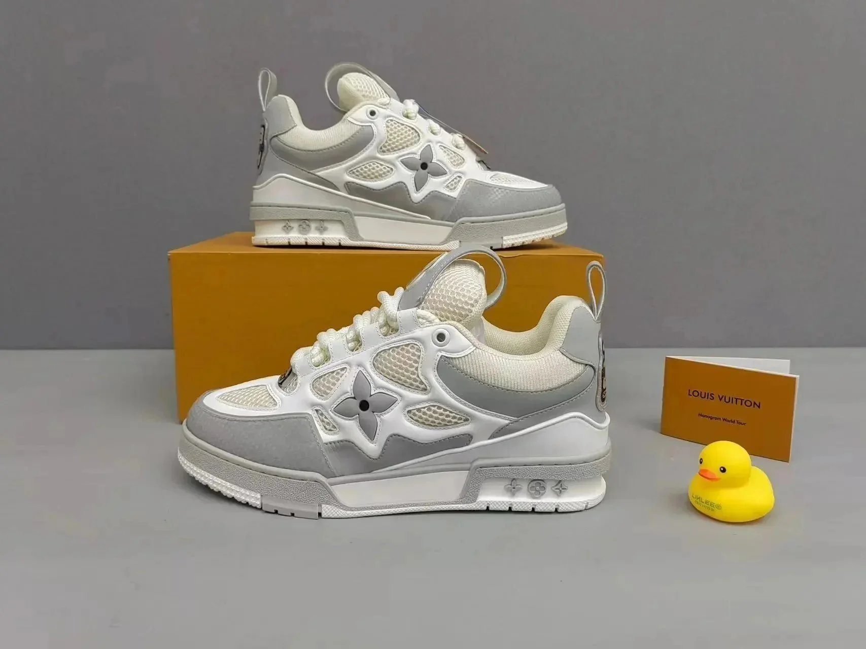 Louis Vuitton Monogram White Sneakers