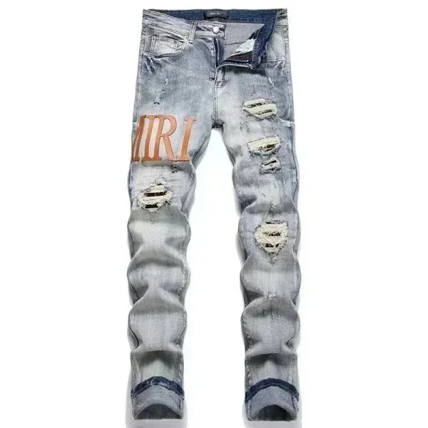 Amiri Light Blue Jea