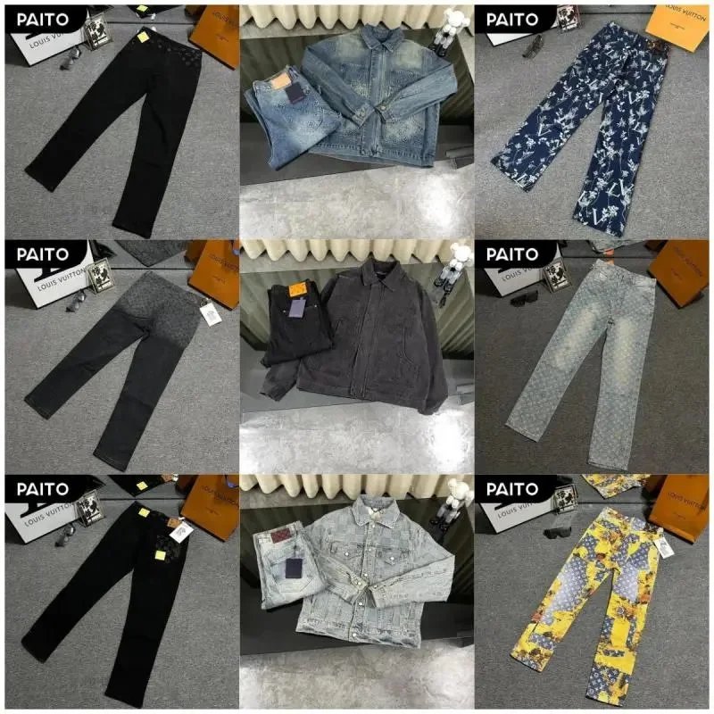 Louis Vuitton Monogram Multi-Colour Denim Jeans-Pant 
