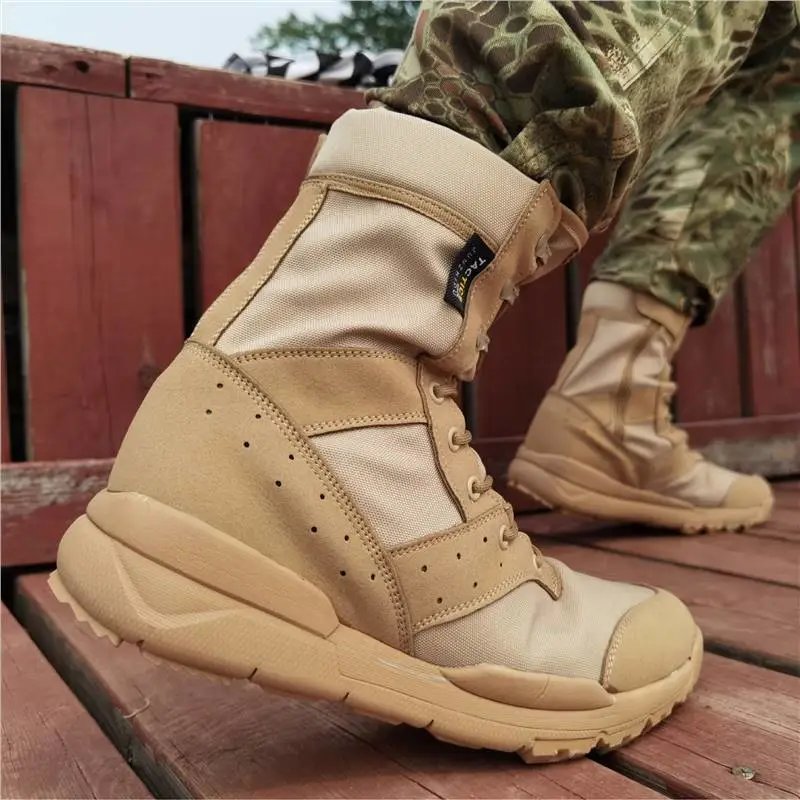 Summer zipper combat training boots photo 3