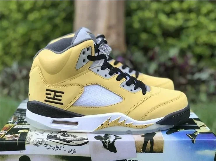 Air Jordan 5 Yellow 