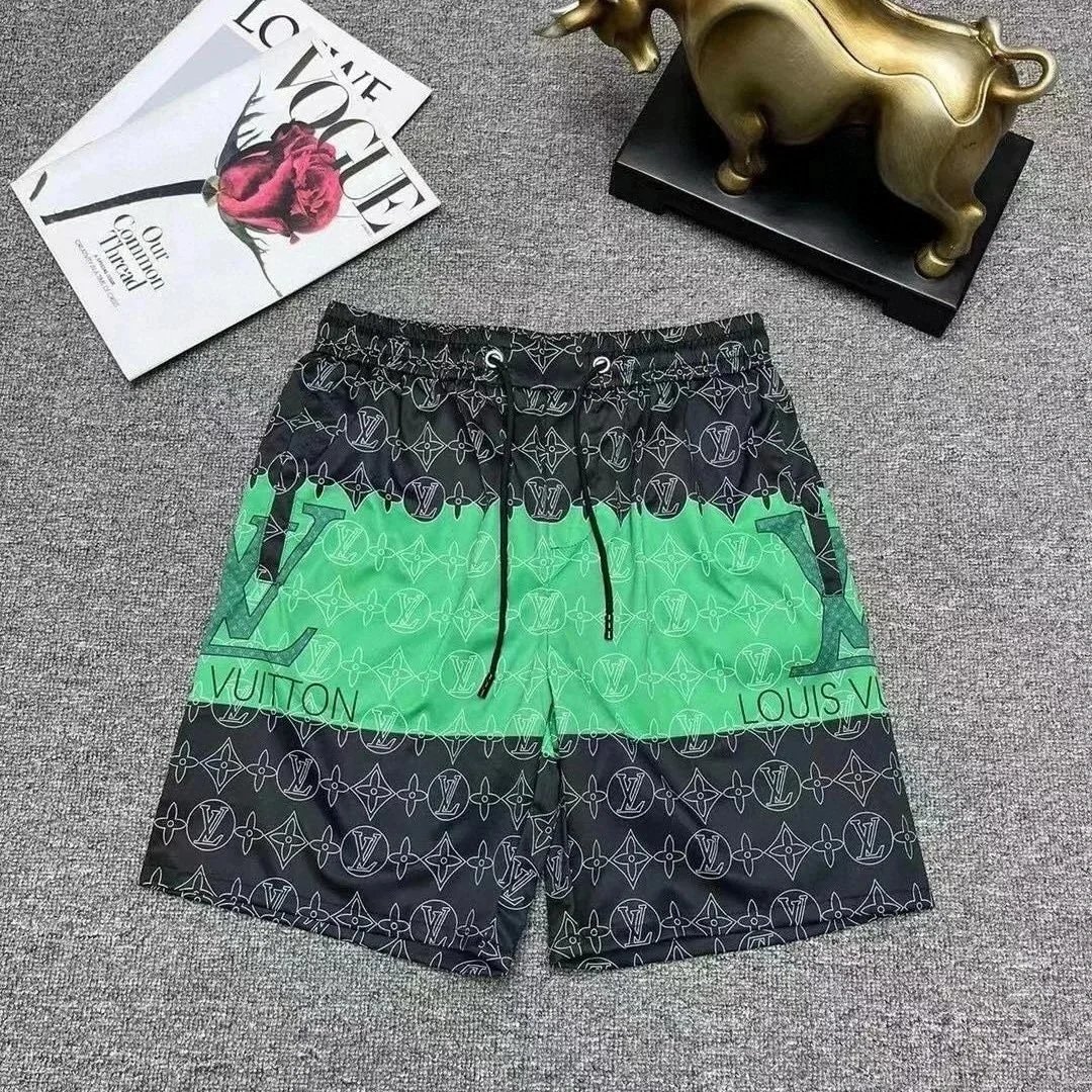Louis Vuitton Black Green Shorts