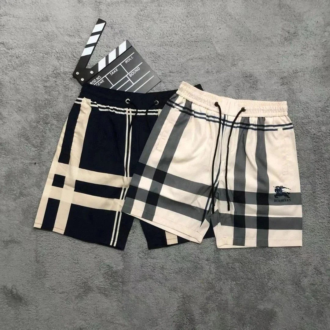 Balenciaga Swim Shorts White Bold Logo Sporty