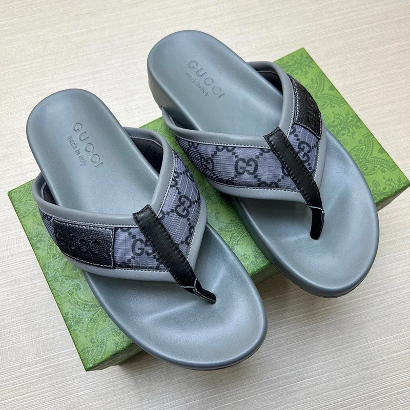 Gucci Grey Flip Flop