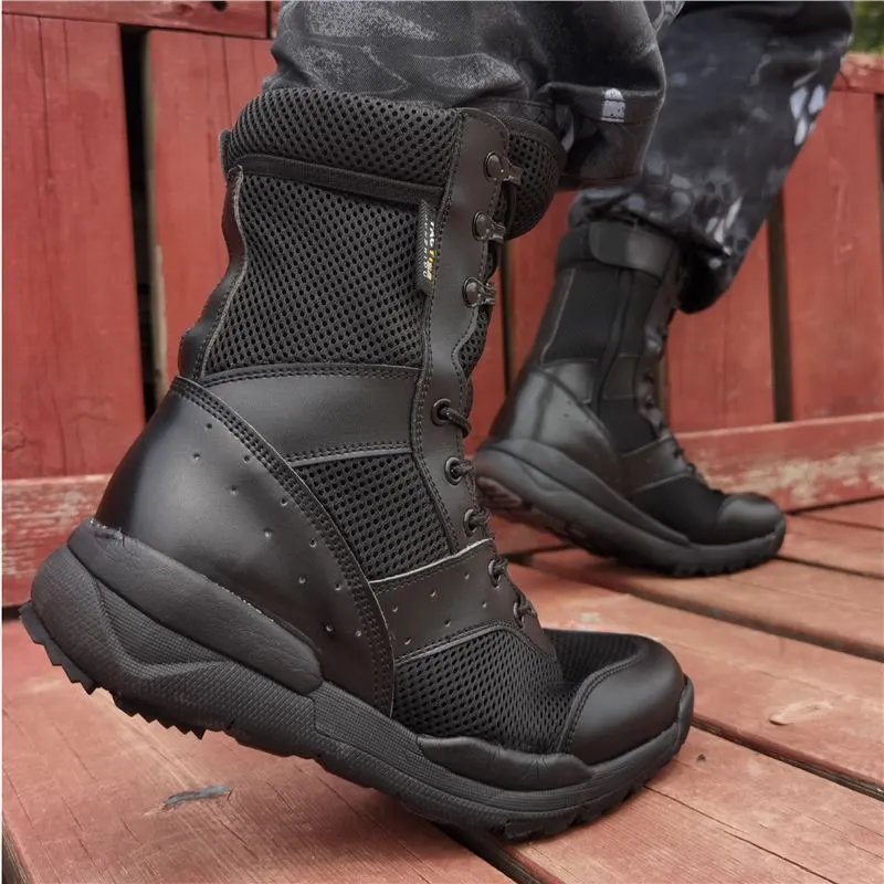 Summer zipper combat training boots photo 5