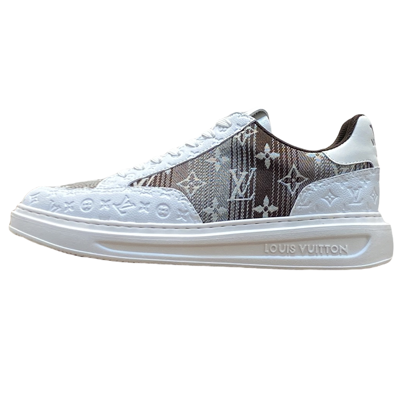 Louis Vuitton Trainer White Monogram Sneakers