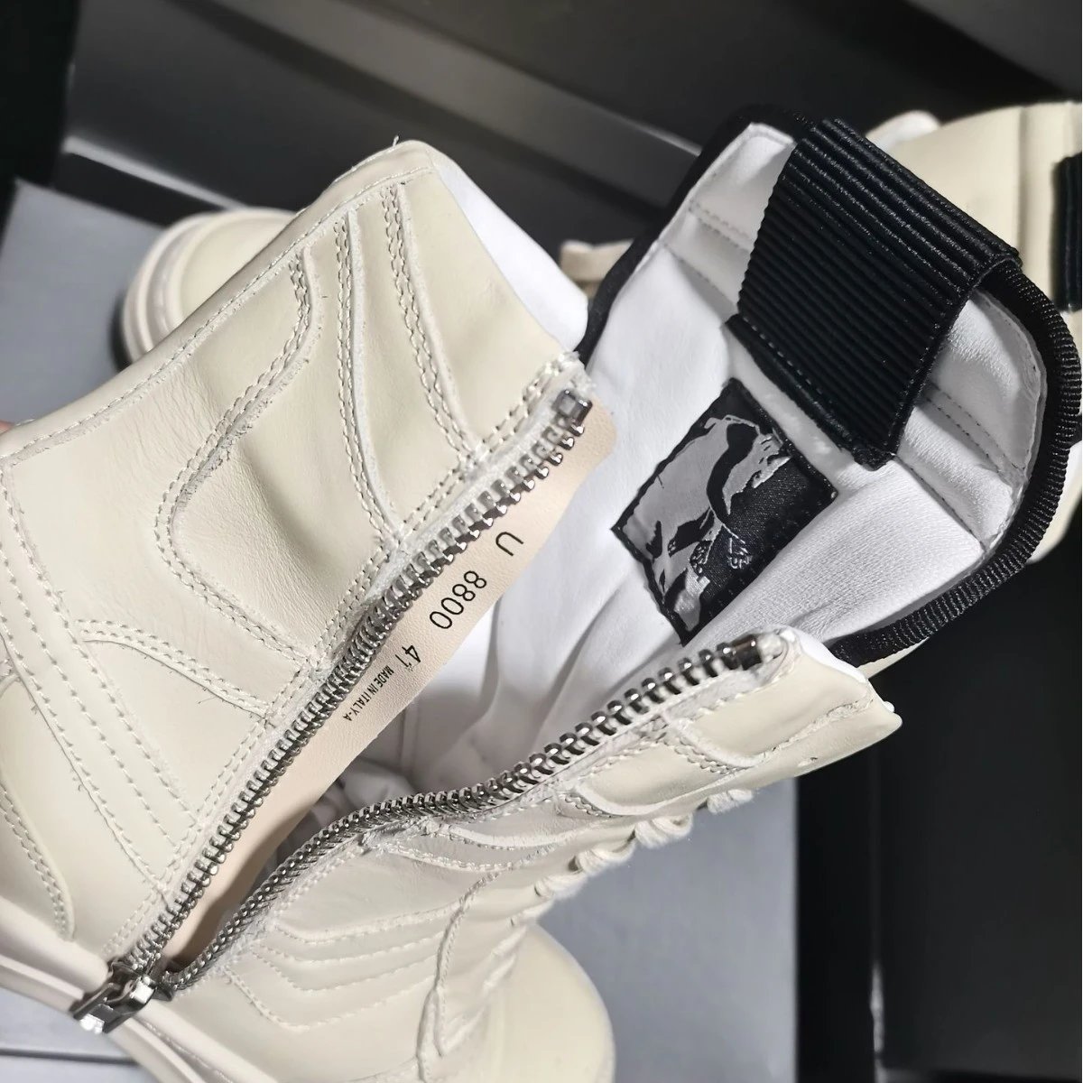Off-White Industrial White High Top Sneakers