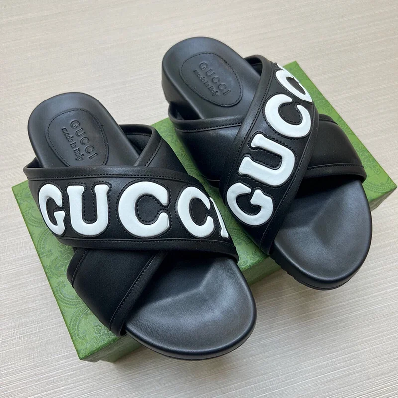 Gucci Black Slides