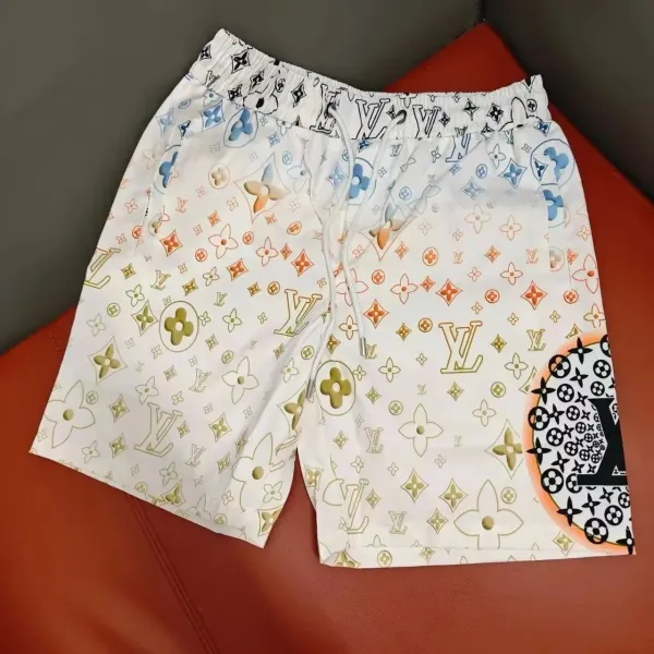 Louis Vuitton Monogram Multicolor Print Swim Shorts Swimwear - 1