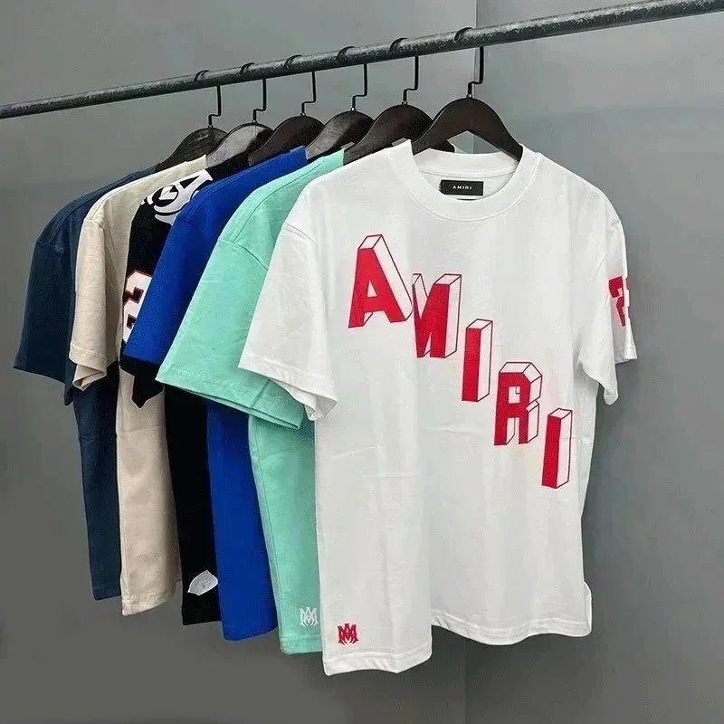 Amiri Graphic Print Multicolor Streetwear T-Shirt