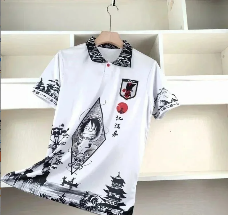 One Piece White Polo