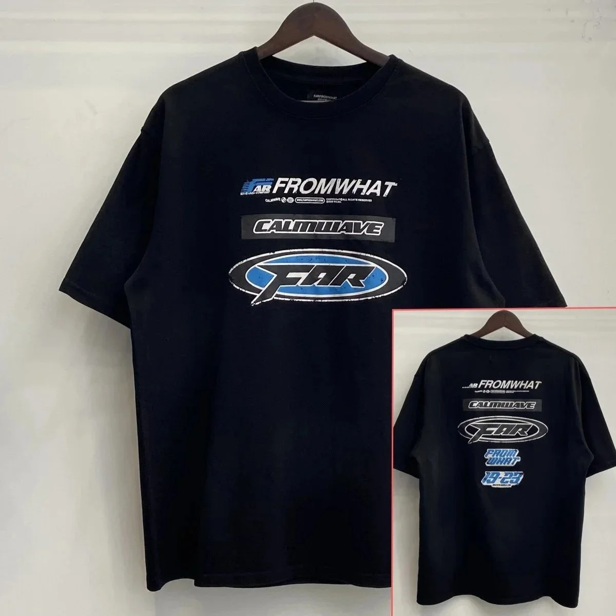 Fromwhat Black T-Shi