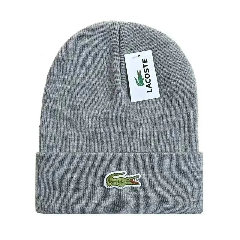 Lacoste Grey Beanie