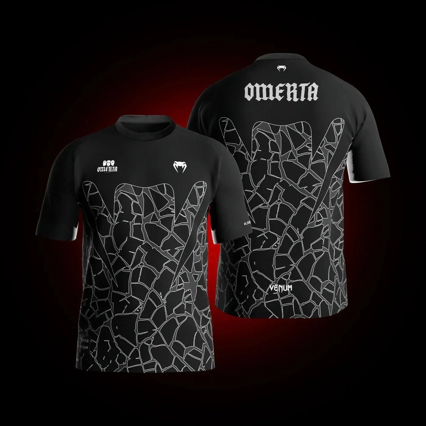 Venum Football Jerseys Omerta Graphic Short-Sleeve Jersey image 3