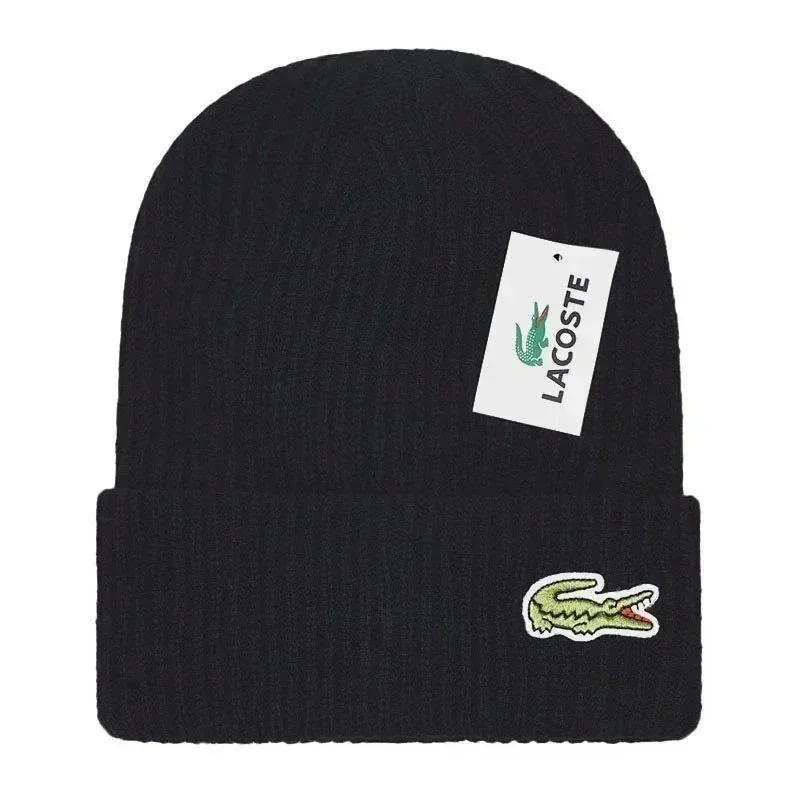 Lacoste Black Beanie