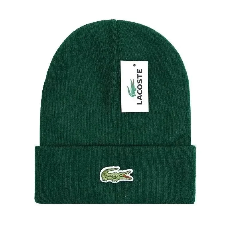 Lacoste Green Beanie