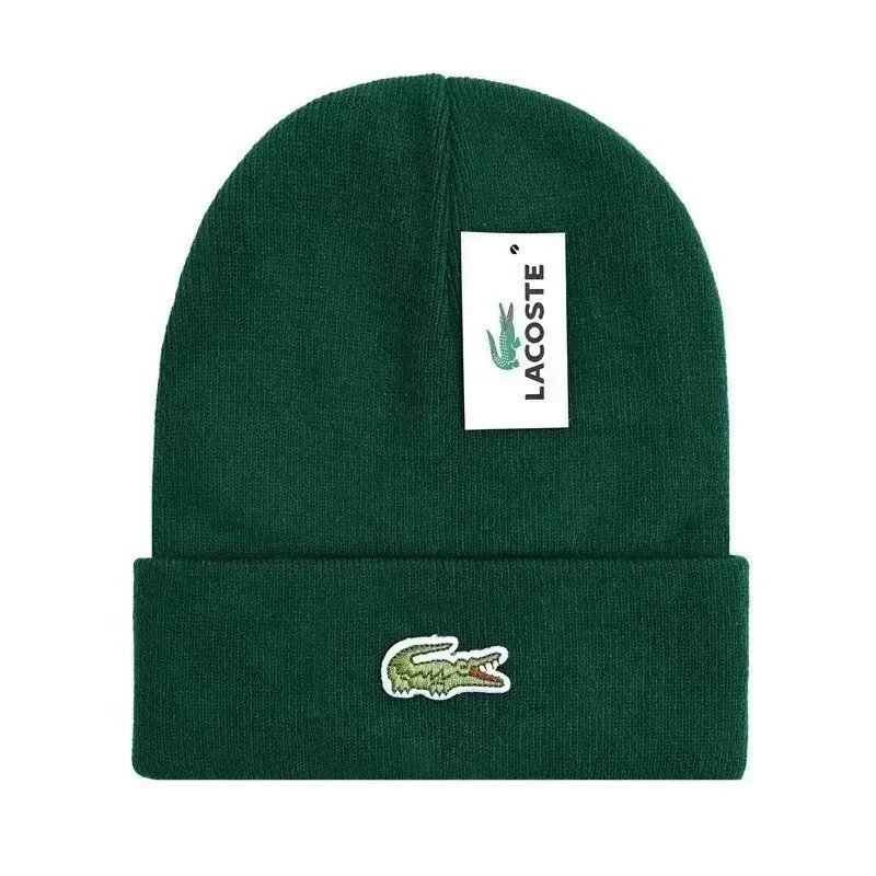 Lacoste Green Beanie