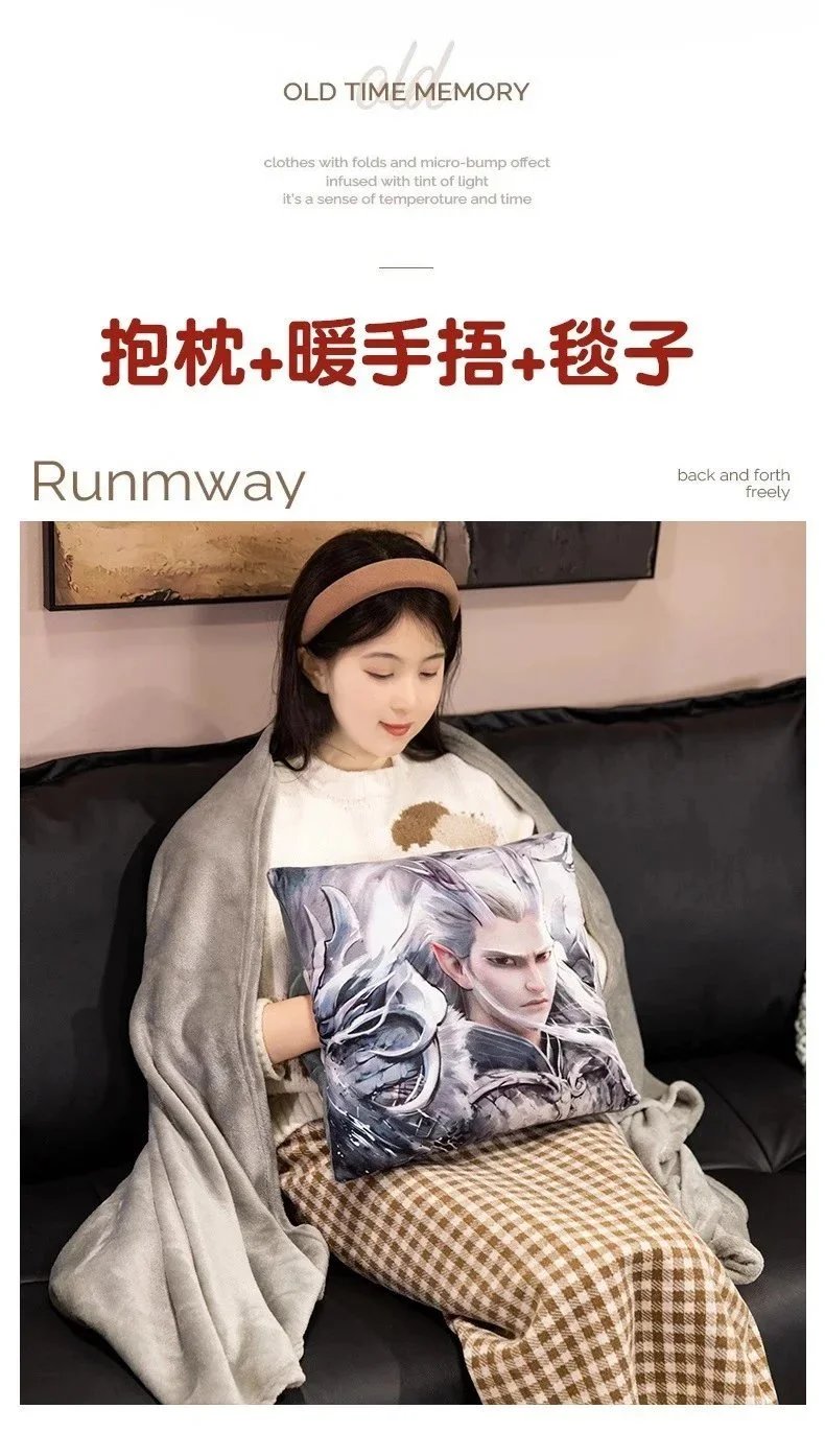 Design Nezha Character Pillow Multicolor Plush Cushion Accessories - 6