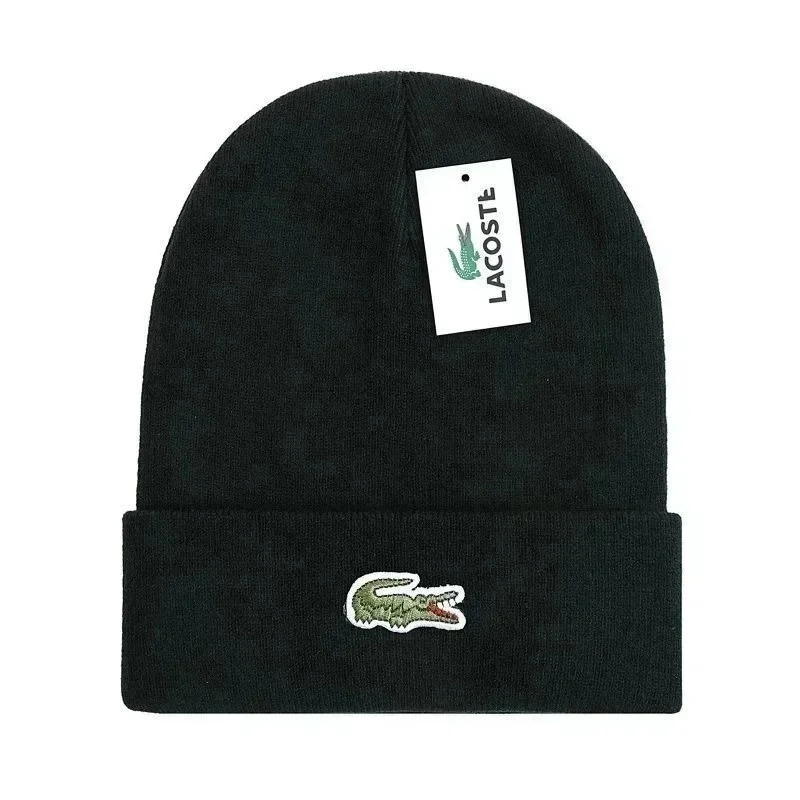 Lacoste Black Beanie