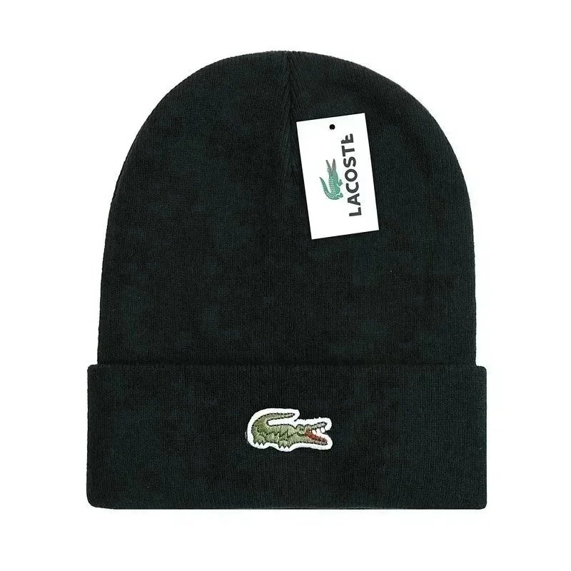 Lacoste Black Beanie