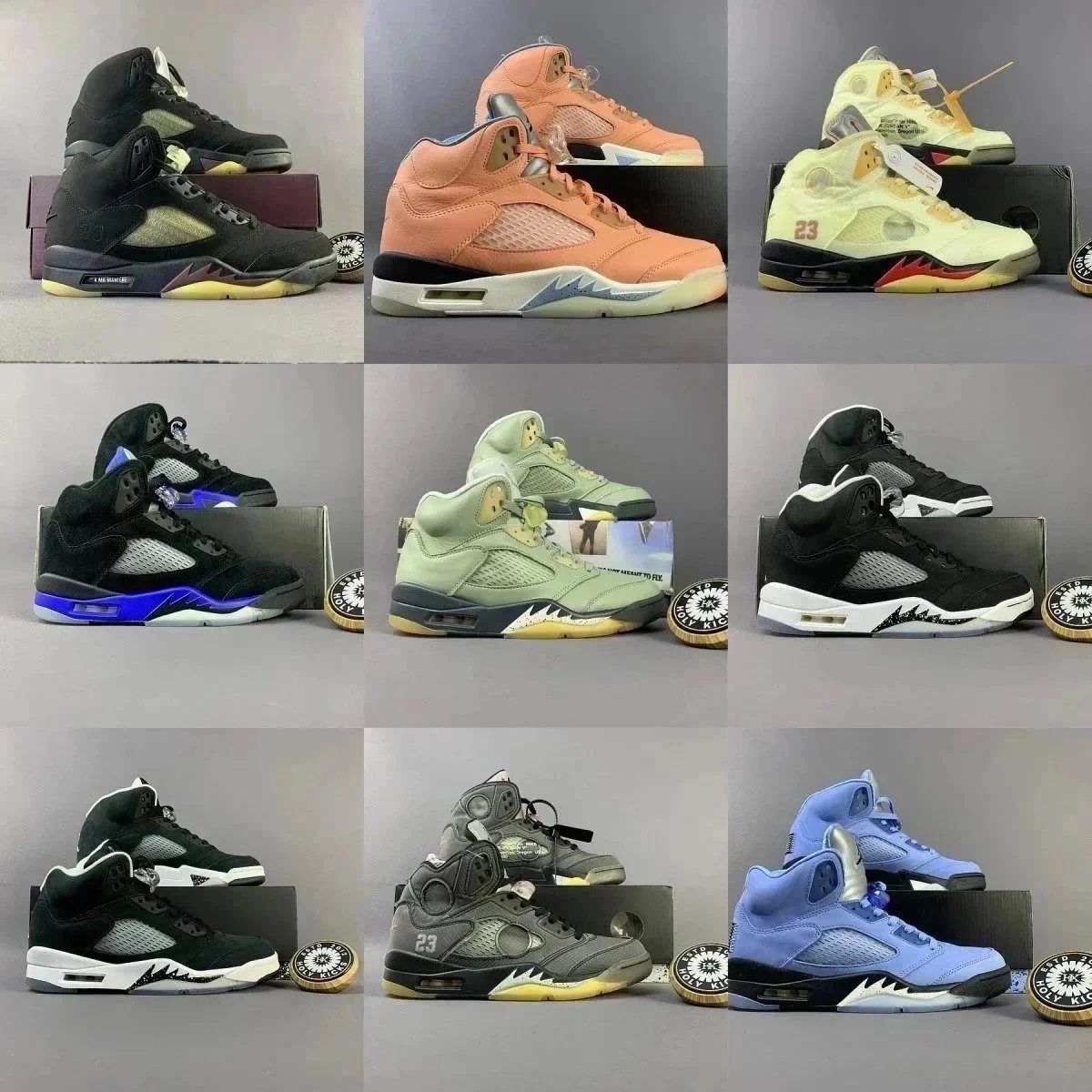 Nike AIR JORDAN 5 Retro SP x Off-White 'Sail' 