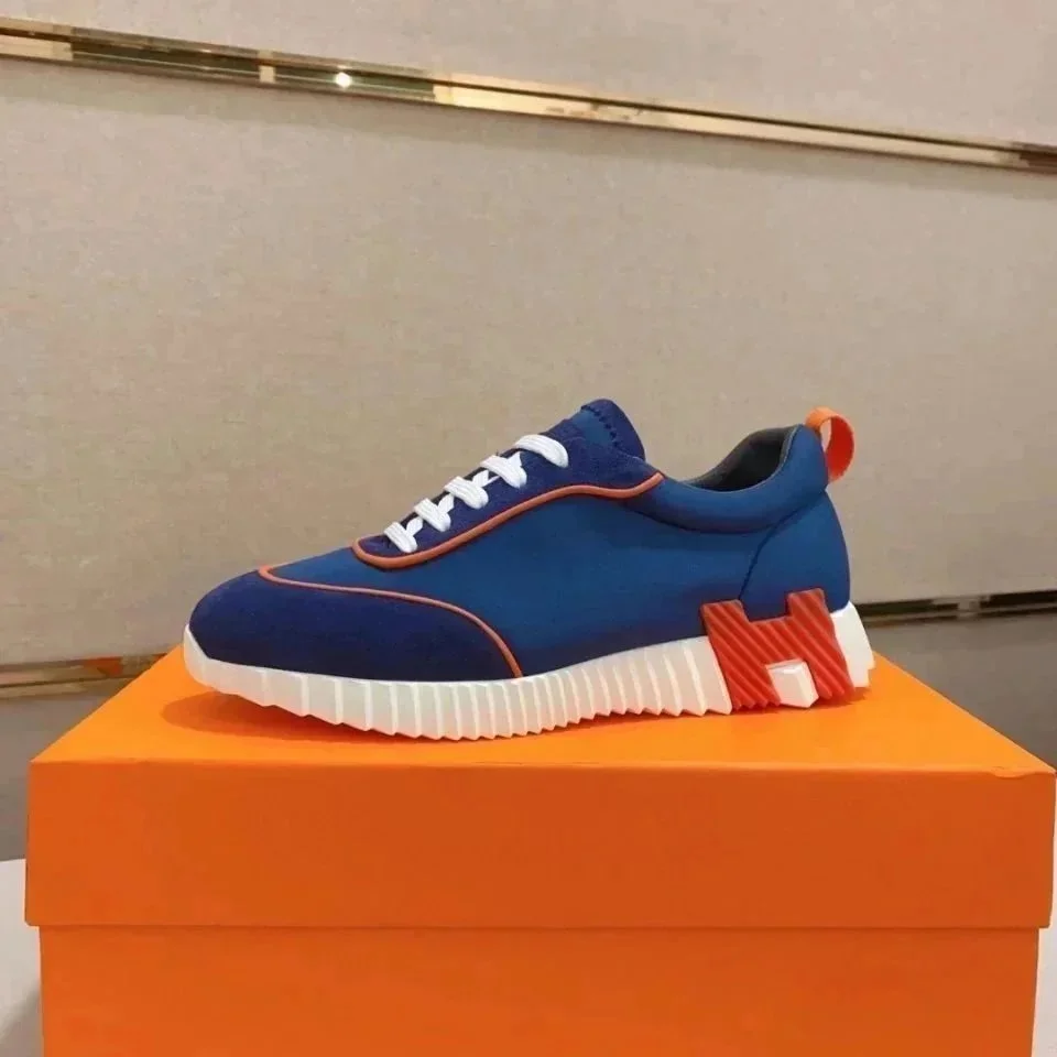 Hermès Blue Sneakers