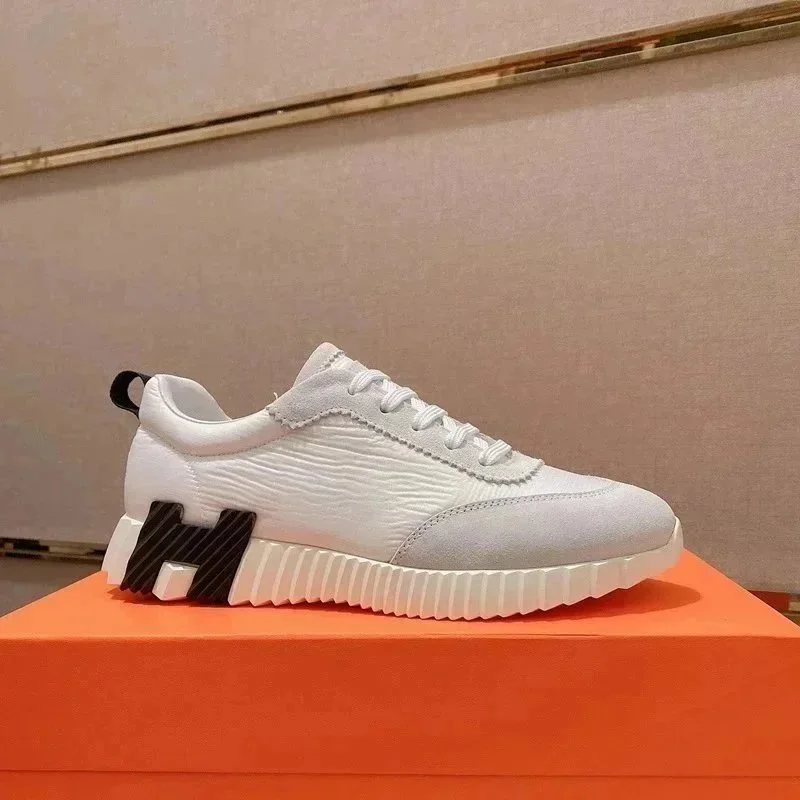 Hermes H White Sneak