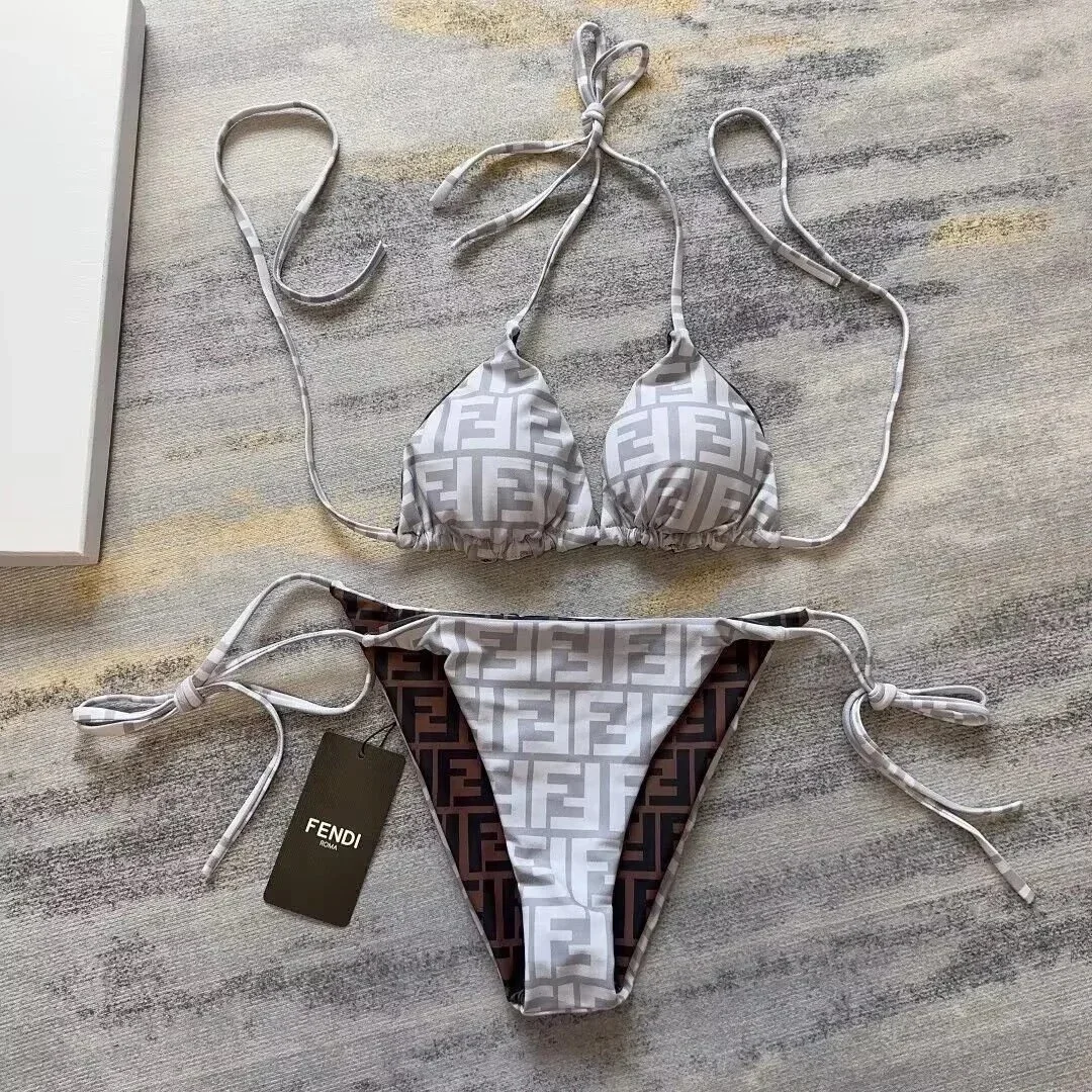 Fendi Gray Bikini