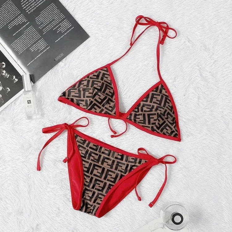 Fendi Red Bikini Set