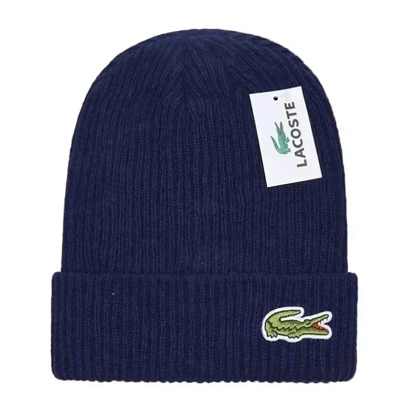 Lacoste Navy Beanie