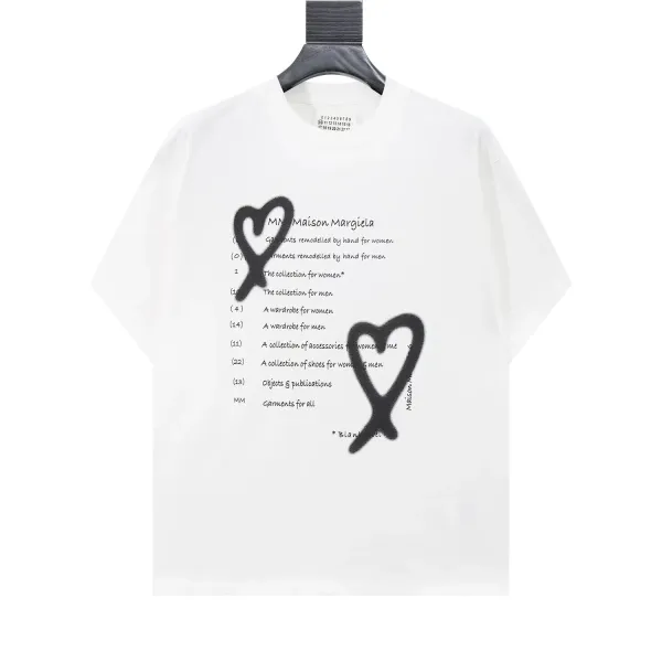 Maison Margiela Number Print White T-Shirt - 7