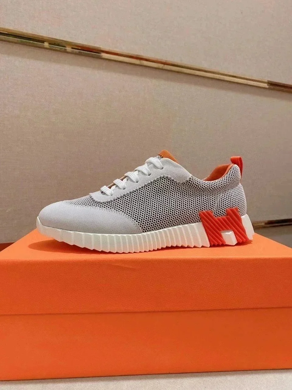 Hermès White Sneaker