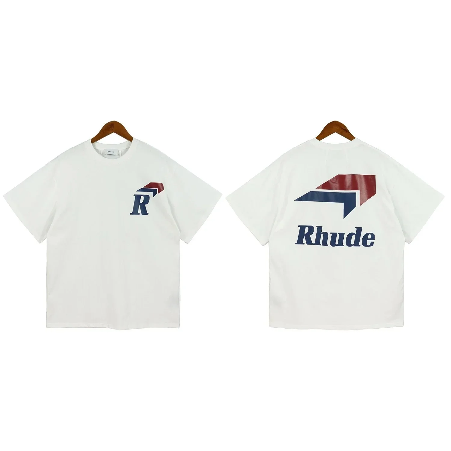 Rhude R White T-Shir