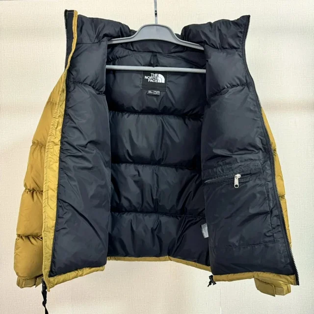 The North Face Down Jackets 1996 hooded color-block puffer product detail image 60