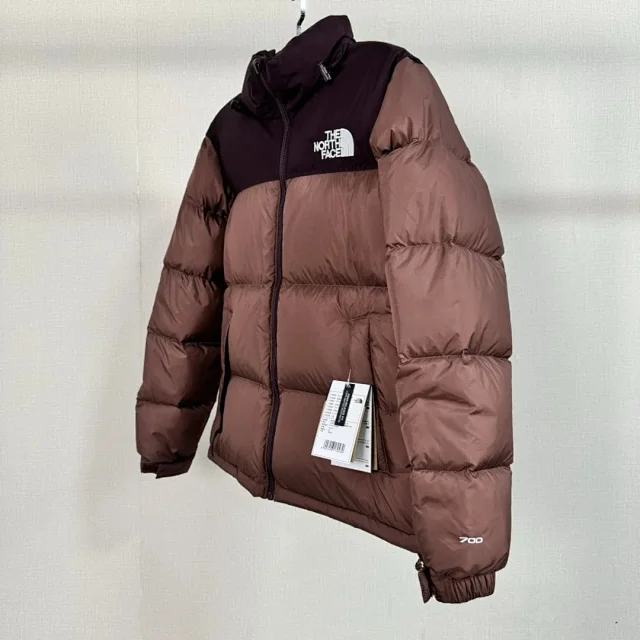 The North Face Down Jackets 1996 hooded color-block puffer product detail image 67