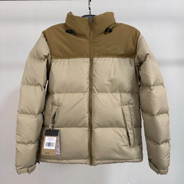 The North Face Down Jackets 1996 hooded color-block puffer product detail image 33