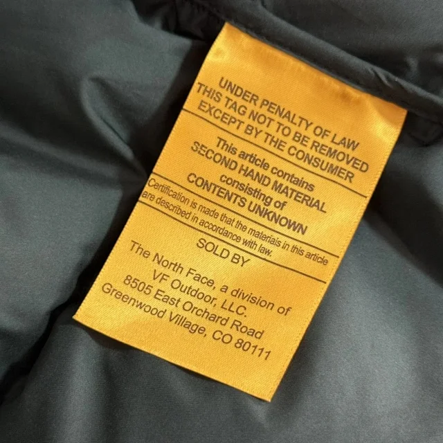 The North Face Down Jackets 1996 hooded color-block puffer product detail image 9