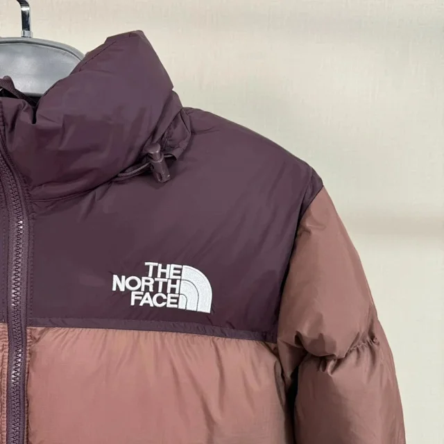 The North Face Down Jackets 1996 hooded color-block puffer product detail image 64
