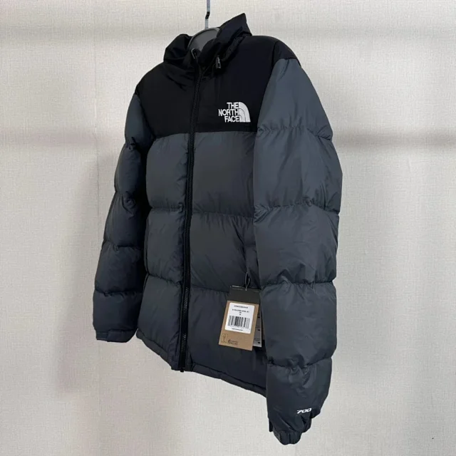 The North Face Down Jackets 1996 hooded color-block puffer product detail image 16