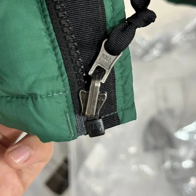 The North Face Down Jackets 1996 hooded color-block puffer product detail image 31
