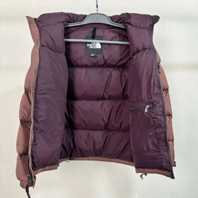 The North Face Down Jackets 1996 hooded color-block puffer product detail image 70