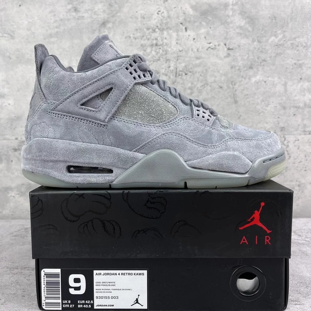 4 Kaws 灰 AJ4 930155-003
