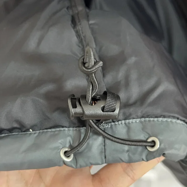 The North Face Down Jackets 1996 hooded color-block puffer product detail image 22