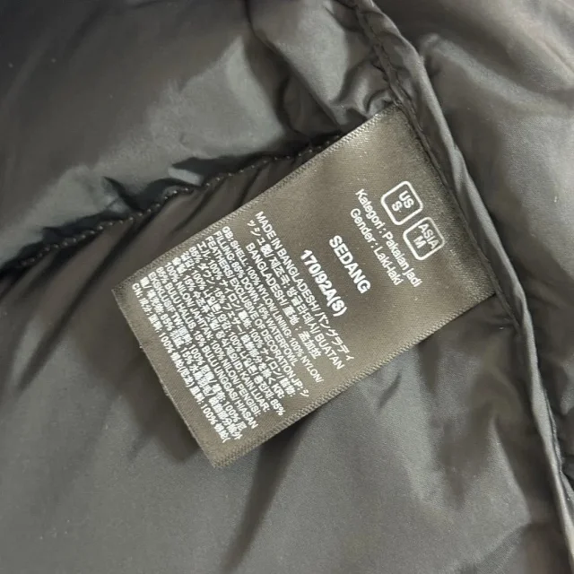 The North Face Down Jackets 1996 hooded color-block puffer product detail image 61