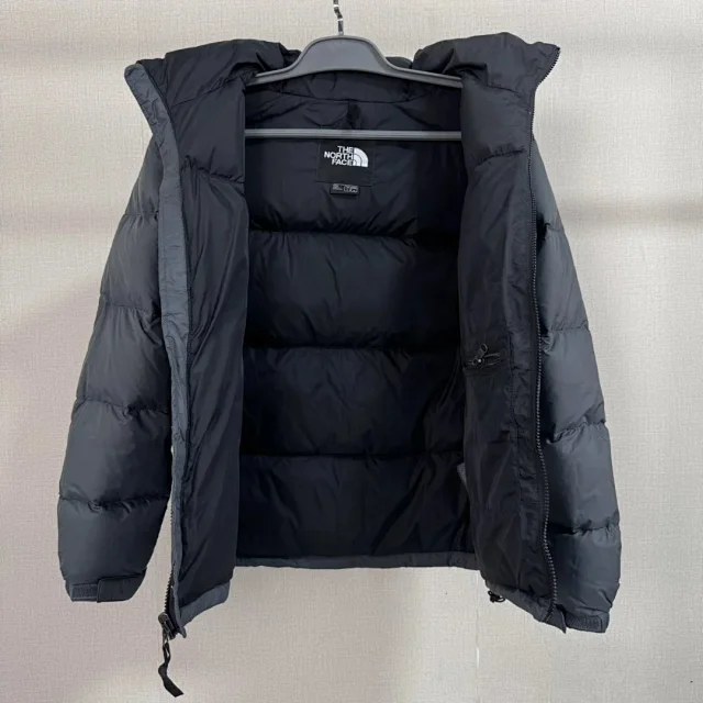 The North Face Down Jackets 1996 hooded color-block puffer product detail image 19
