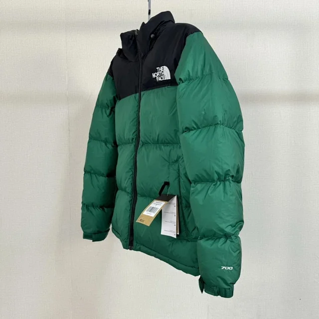 The North Face Down Jackets 1996 hooded color-block puffer product detail image 27