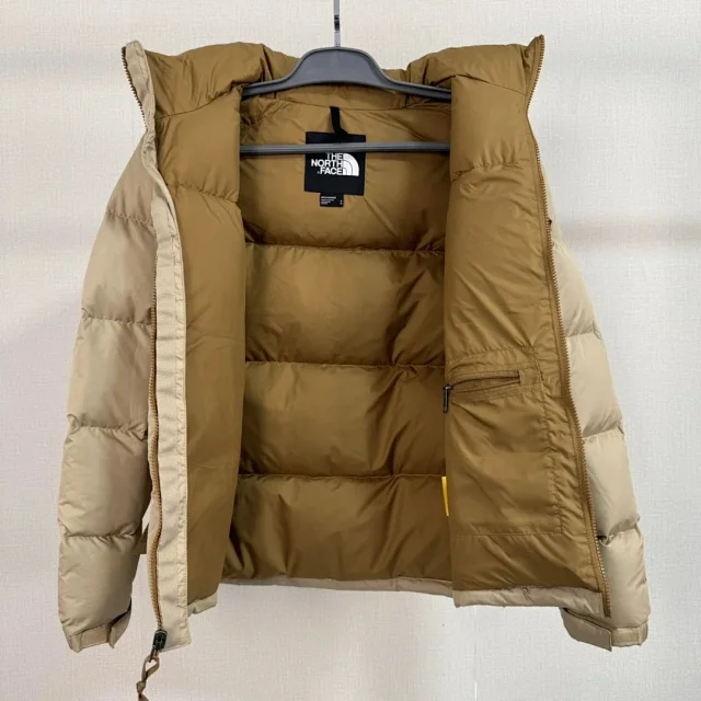 The North Face Down Jackets 1996 hooded color-block puffer product detail image 40