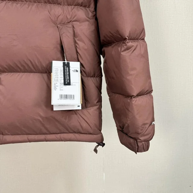 The North Face Down Jackets 1996 hooded color-block puffer product detail image 65