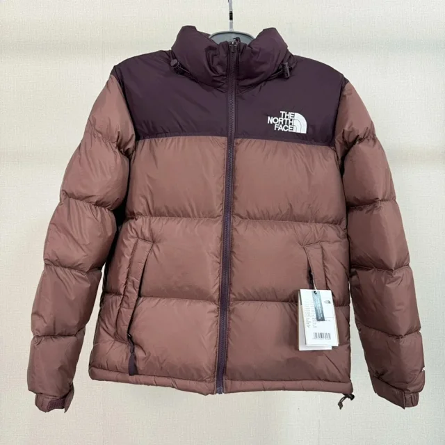 The North Face Down Jackets 1996 hooded color-block puffer product detail image 63